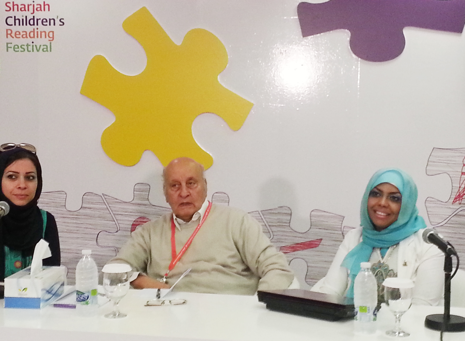 The Kuwaiti Writer and journalist Amal Al-Randi during the ongoing Sharjah Reading Festival for children