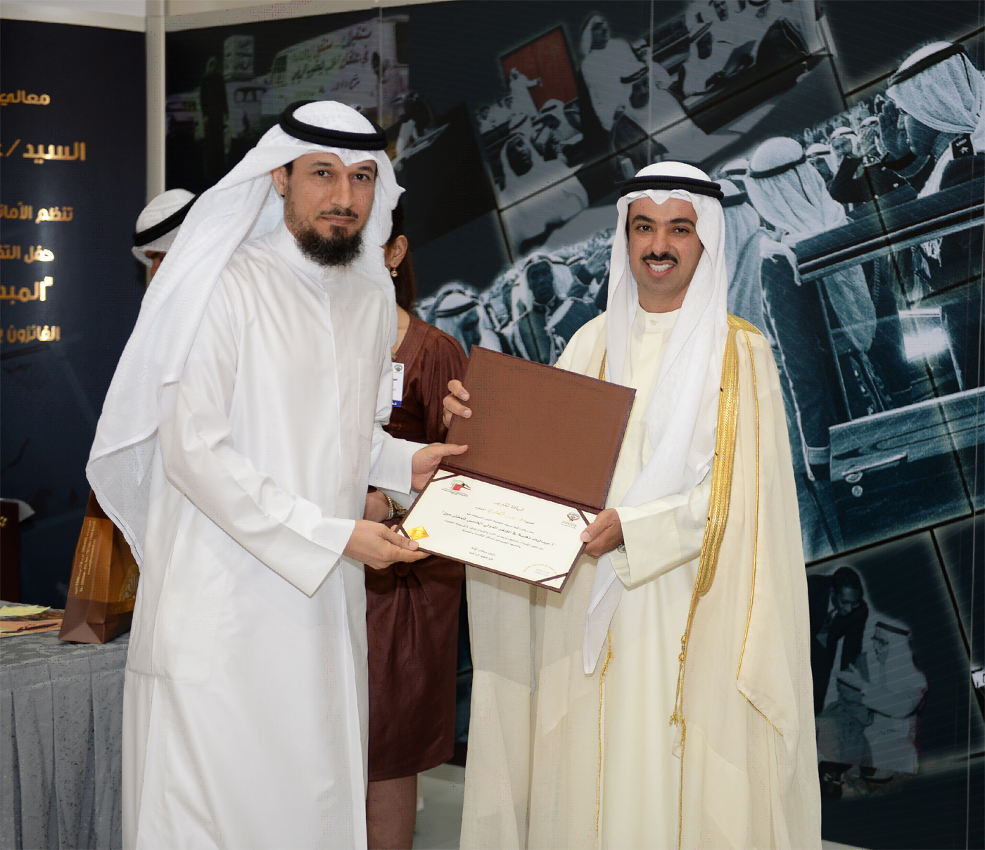 National Assembly Speaker Ali Al-Rashed honors Kuwait University Researcher Dr. Bader Al-Enezi