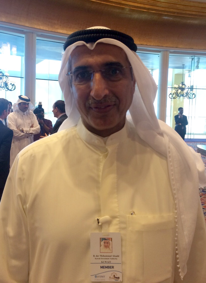 chairman of the International Forum for Sovereign Wealth Funds (IFSWF) Bader Al-Saad