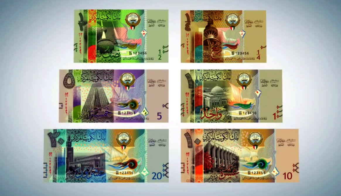 The sixth issue of the Kuwaiti banknotes