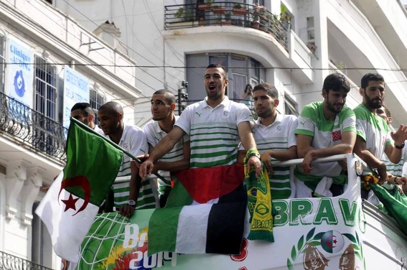 The Algerian Football team 