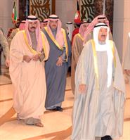 حضرة صاحب السمو أمير البلاد الشيخ صباح الأحمد الجابر الصباح حفظه الله ورعاه مغادرا الى السعودية