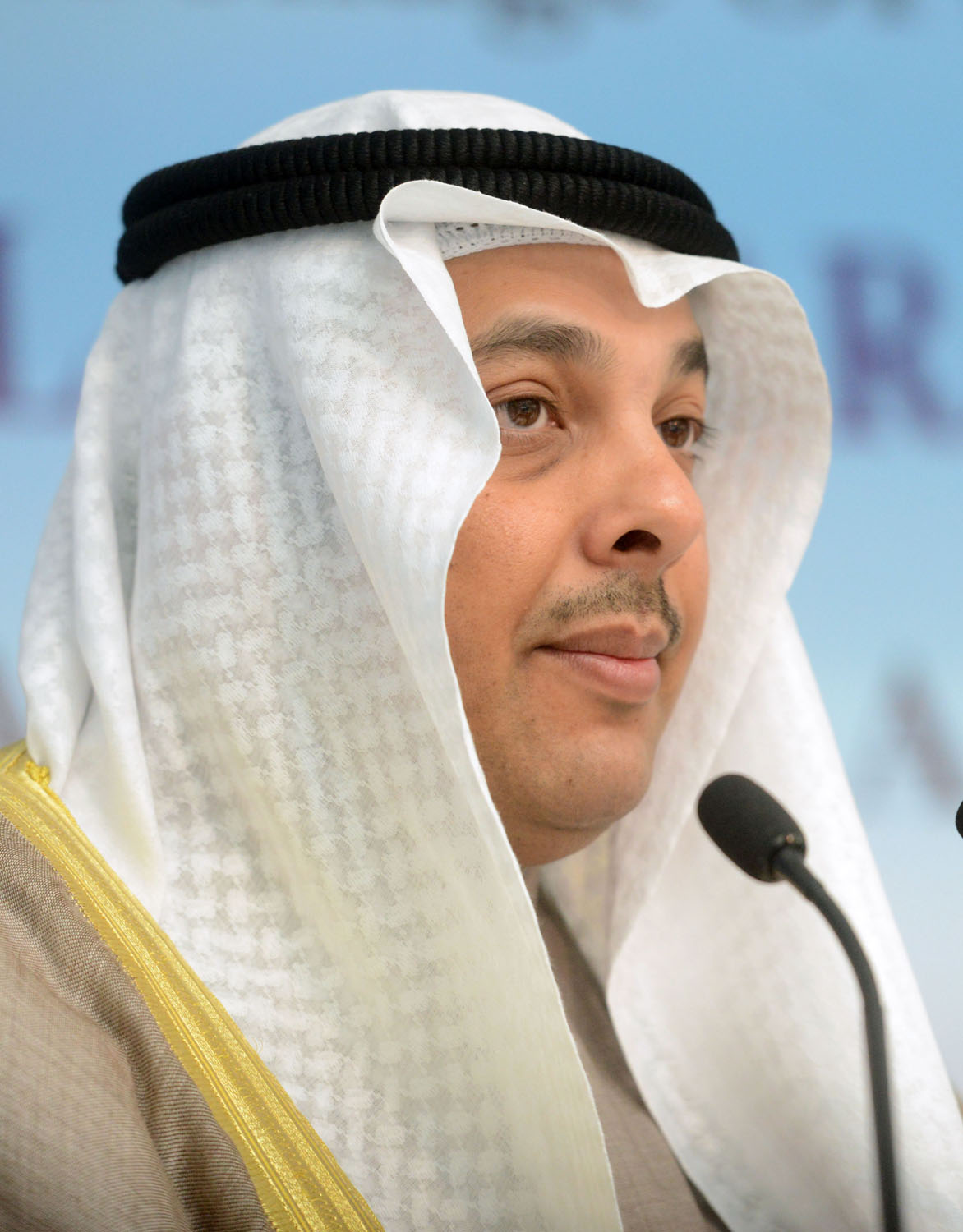 Kuwait's Minister of Justice and Awqaf and Islamic Affairs Yaacoub Abdulmohsen Al-Sanaa