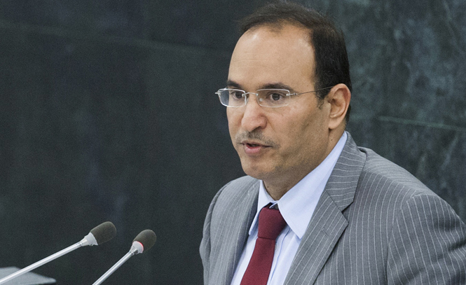 Kuwait's permanent representative to the UN Mansour Al-Otaibi