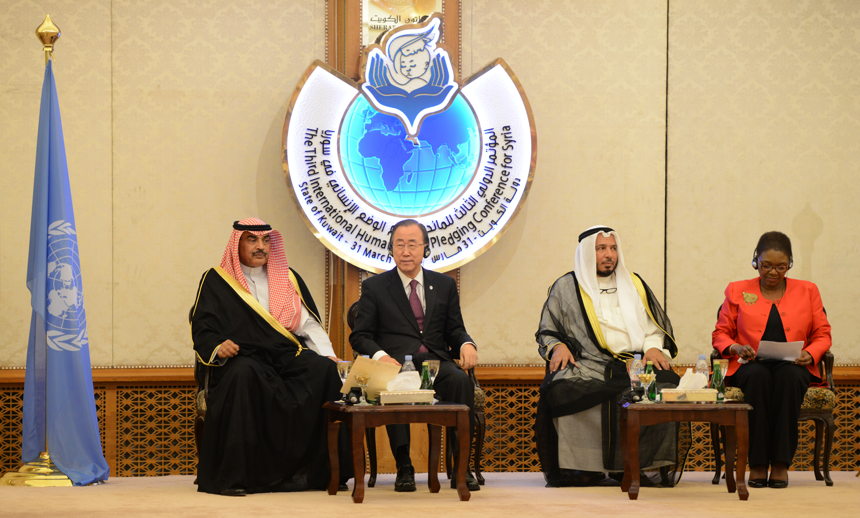 Sheikh Sabah Al-Khaled, Ban discuss regional, int'l developments