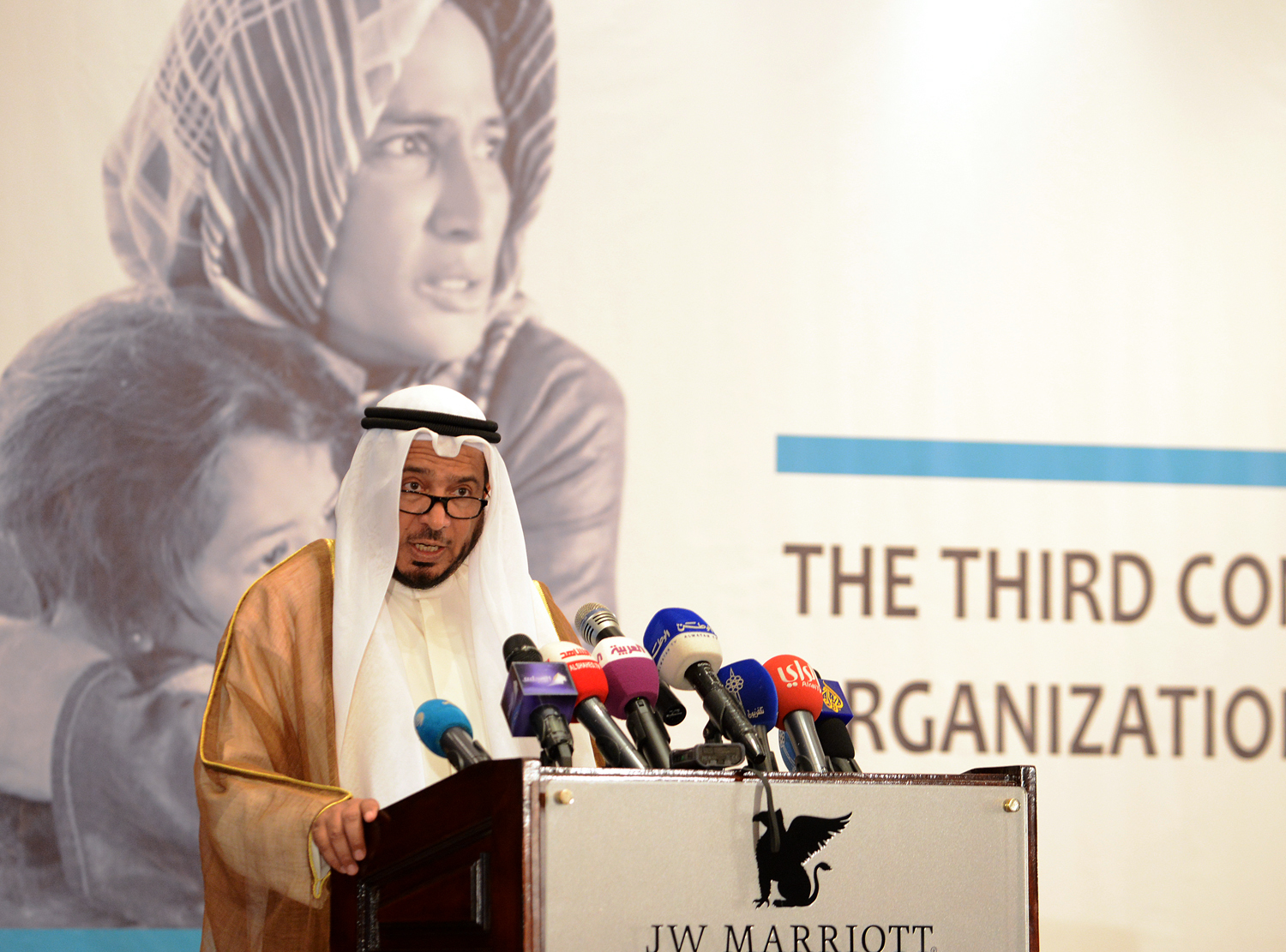The UN chief's humanitarian envoy, Amiri Diwan Advisor and president of the International Islamic Charity Organisation Abdullah Al-Maatouq