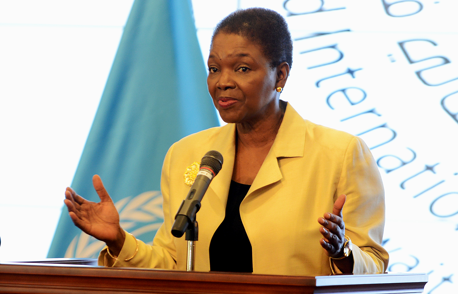 وكيلة الأمين العام للامم المتحدة للشؤون الانسانية ومنسقة الاغاثة الطارئة فاليري آموس