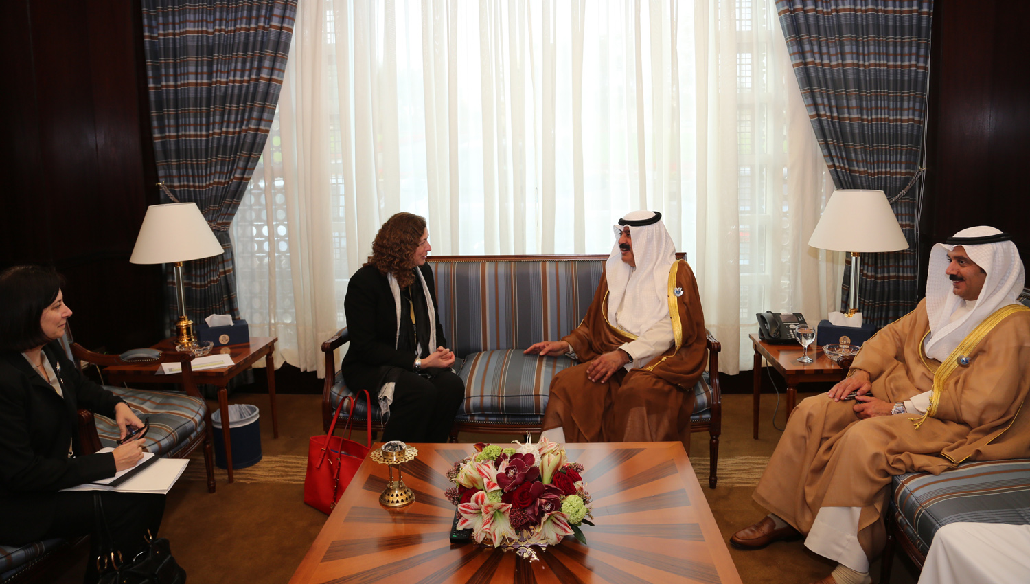 Undersecretary of the Kuwaiti Foreign Ministry Khaled Suleiman Al-Jarallah meets with chief delegation of Canada