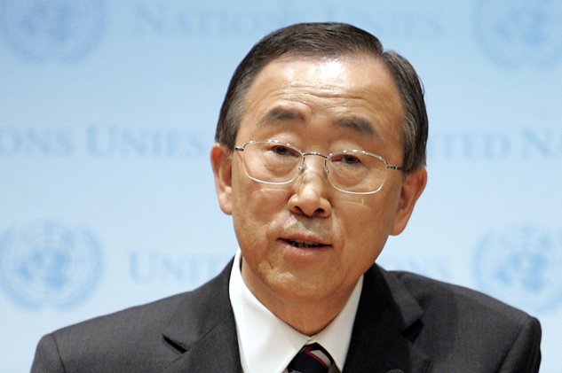 The UN Secretary General Ban Ki-moon