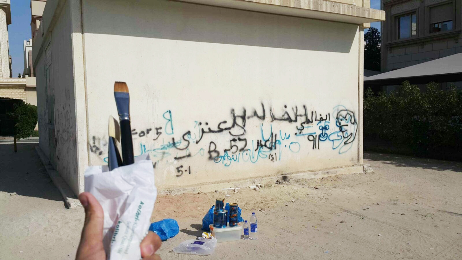 KUNA Street artists "spray paint" on Kuwaiti walls Culture & Art