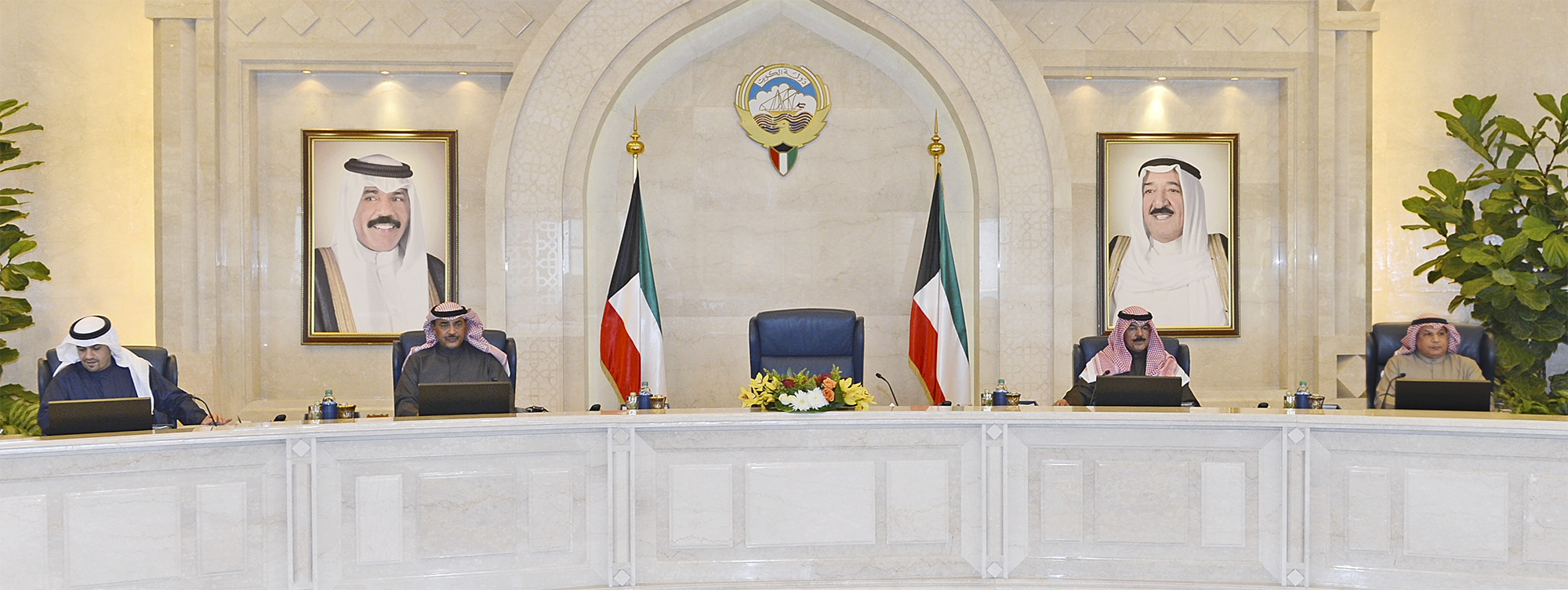 The cabinet during the meeting