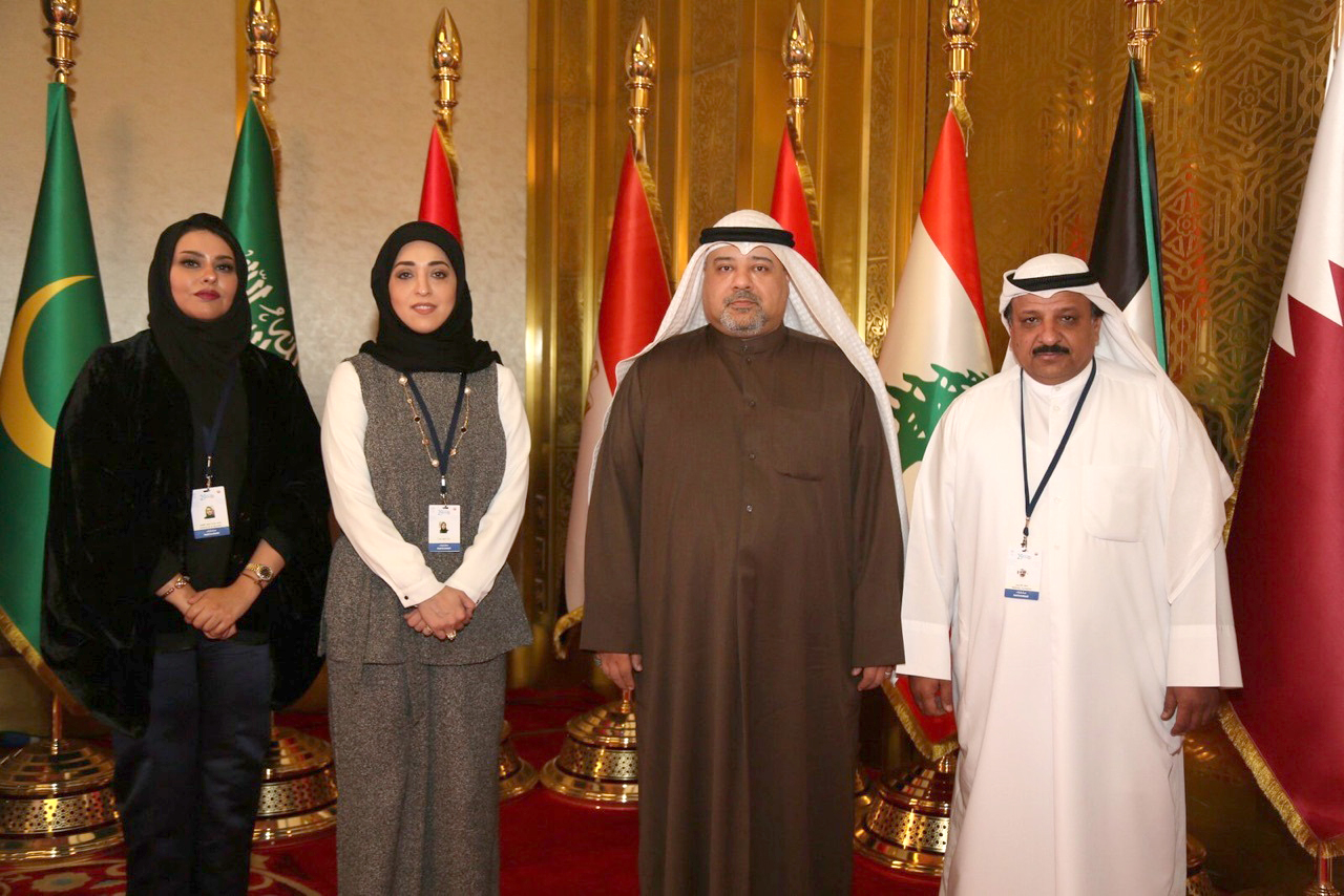 General Secretary of the Supreme Planning and Development Council of Kuwait Dr. Khaled Al-Mahdi with members of Kuwaiti delegation