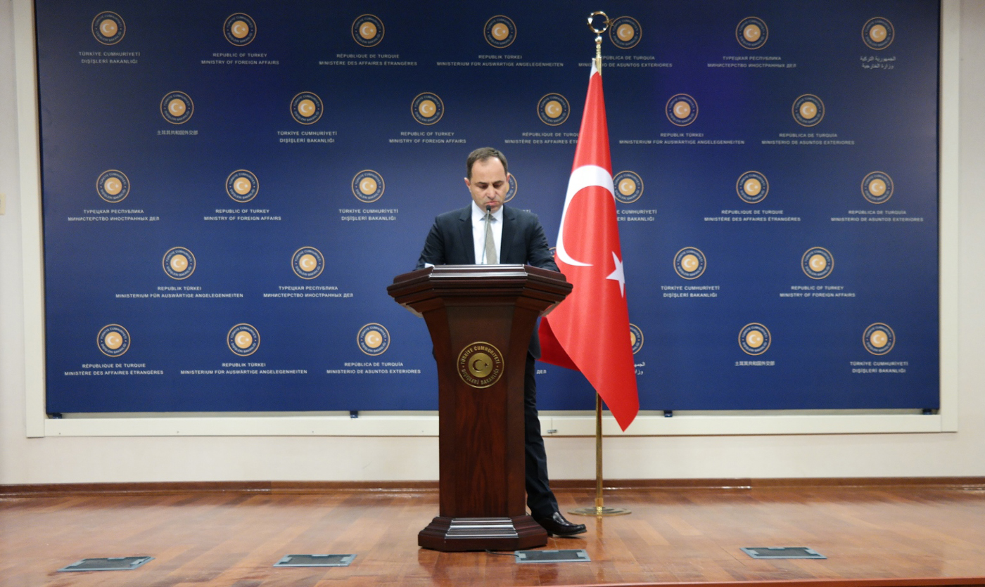 Turkish foreign ministry spokesman Tanju Bilgic