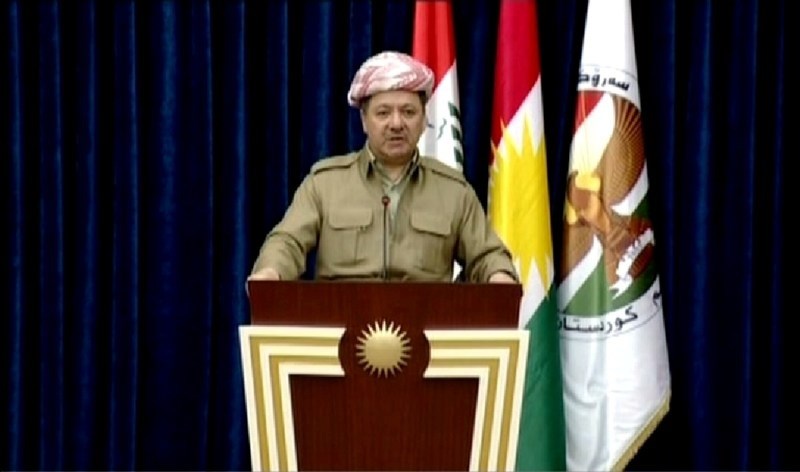رئيس اقليم كردستان العراق مسعود البارزاني
