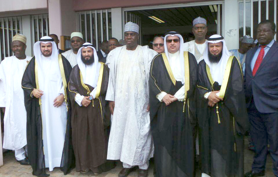 Cameroonian (designated) Minister of Economy Yaqoub Abdullah with the Kuwaiti parliamentary delegation