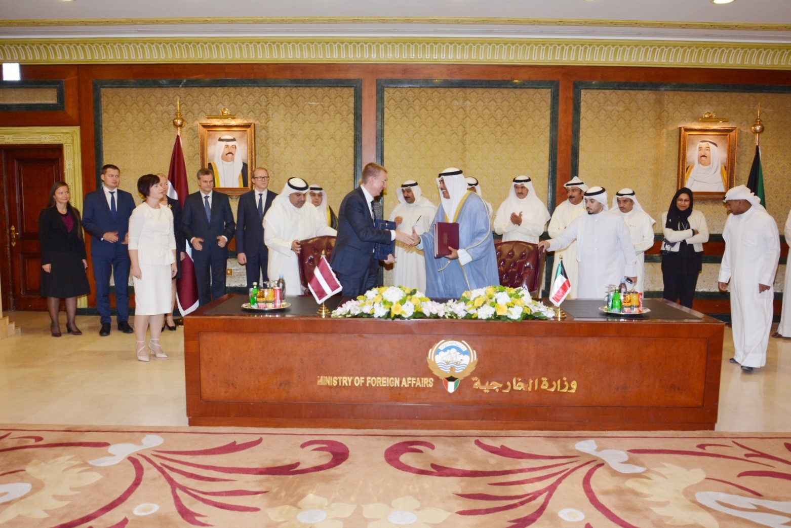 kuwait and Latvia sign accords to bolster ties	