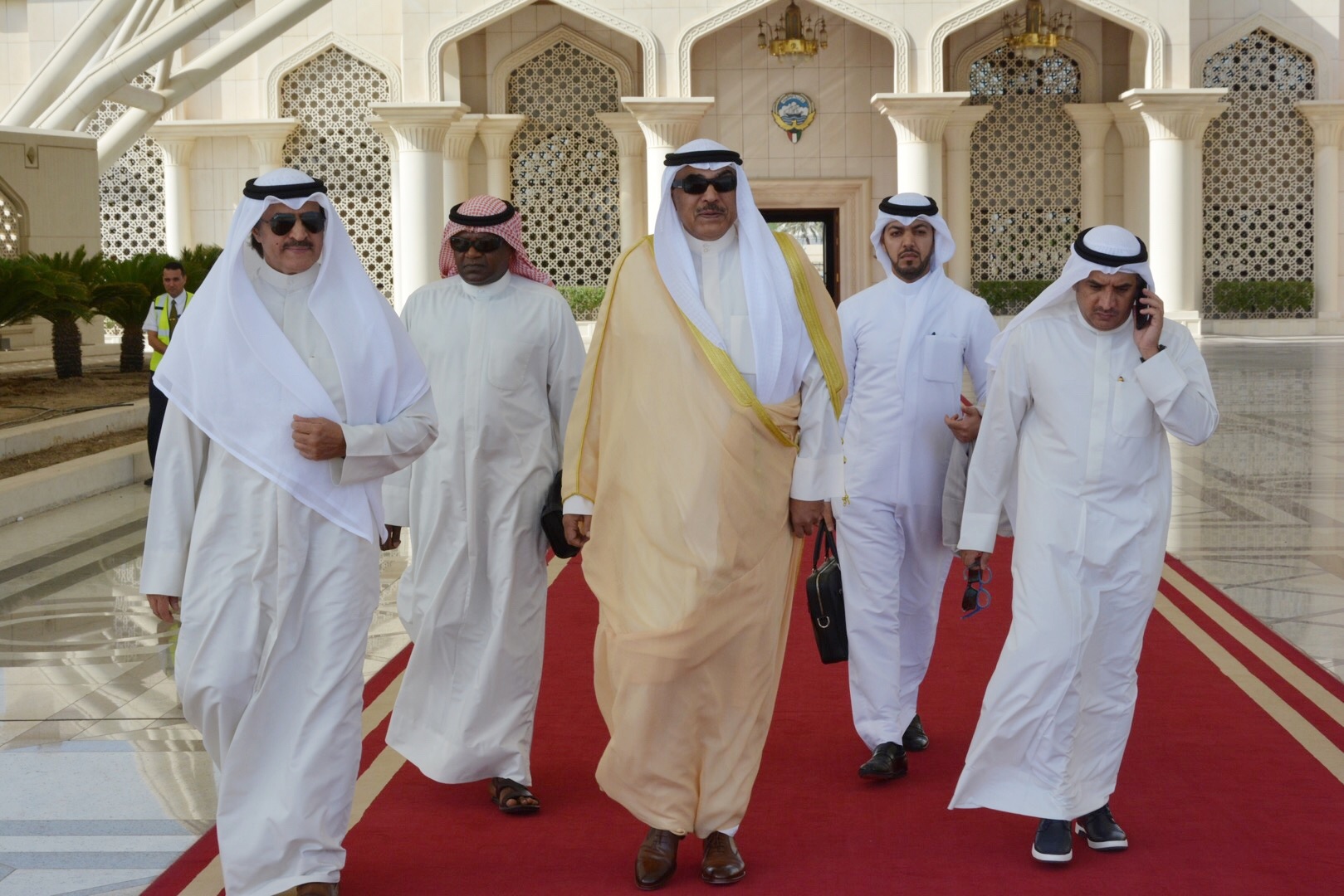 First Deputy Prime Minister and Minister of Foreign Affairs Sheikh Sabah Al-Khaled Al-Hamad Al-Sabah headed to Doha, Qatar