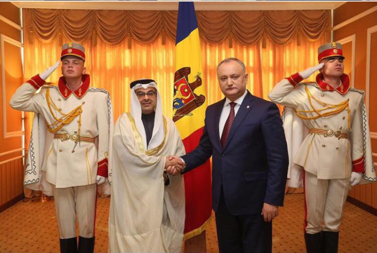 Kuwait's Ambassador to Romania Talal Al-Hajeri has provided Moldovan President Igor Dodon with a copy of his credentials as a non-resident envoy to the eastern European nation