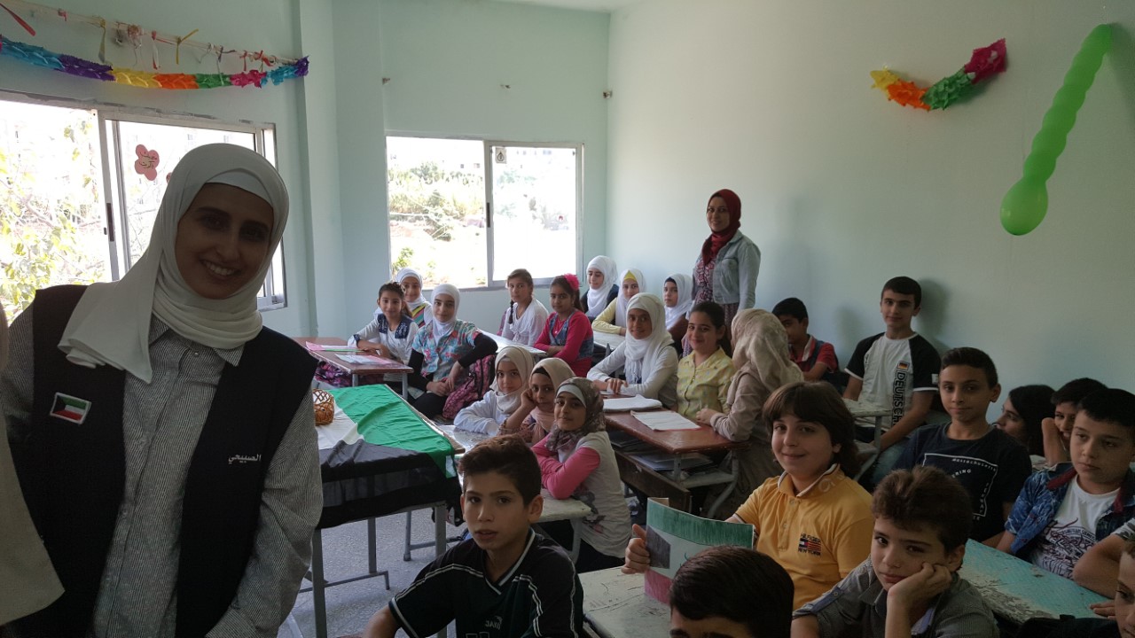 كونا Kuwaitirun schools begin semester in Tripoli, Lebanon التربية