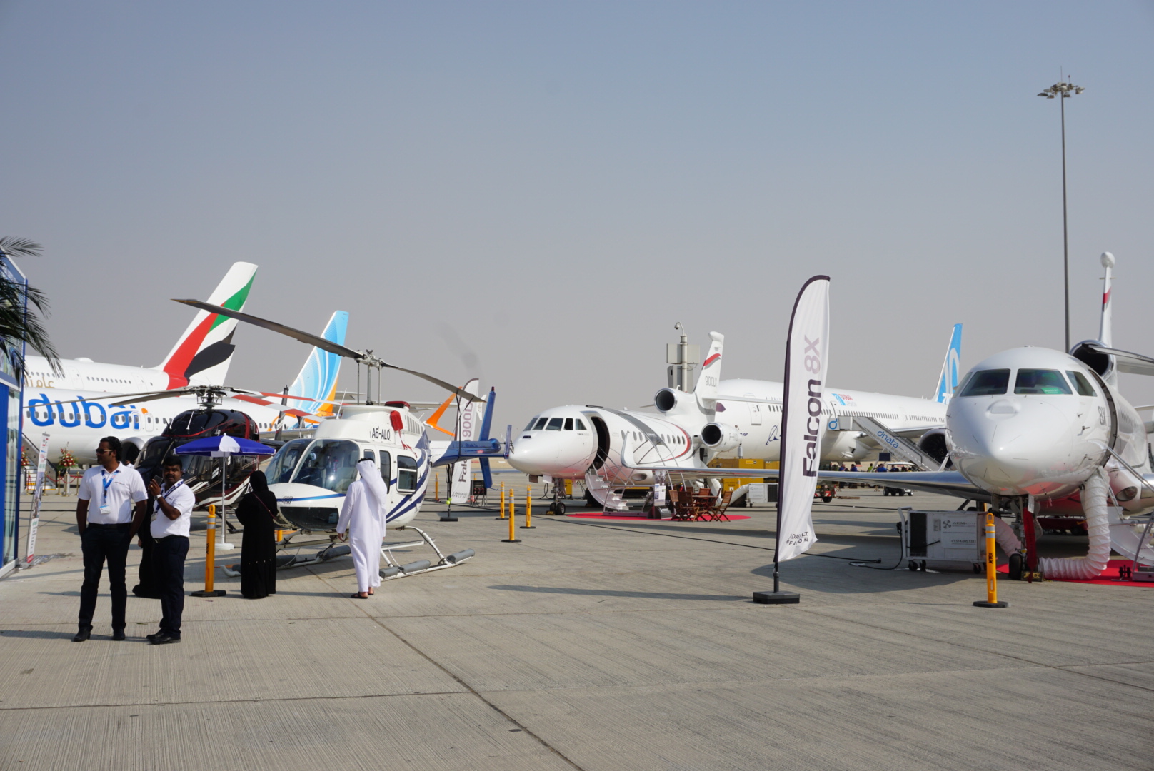 جانب من معرض دبي الجوي 2017