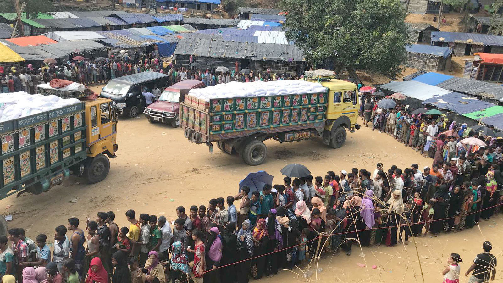 توزيع 12500 سلة غذائية على أسر اللاجئين الروهينغيا في بنغلاديش