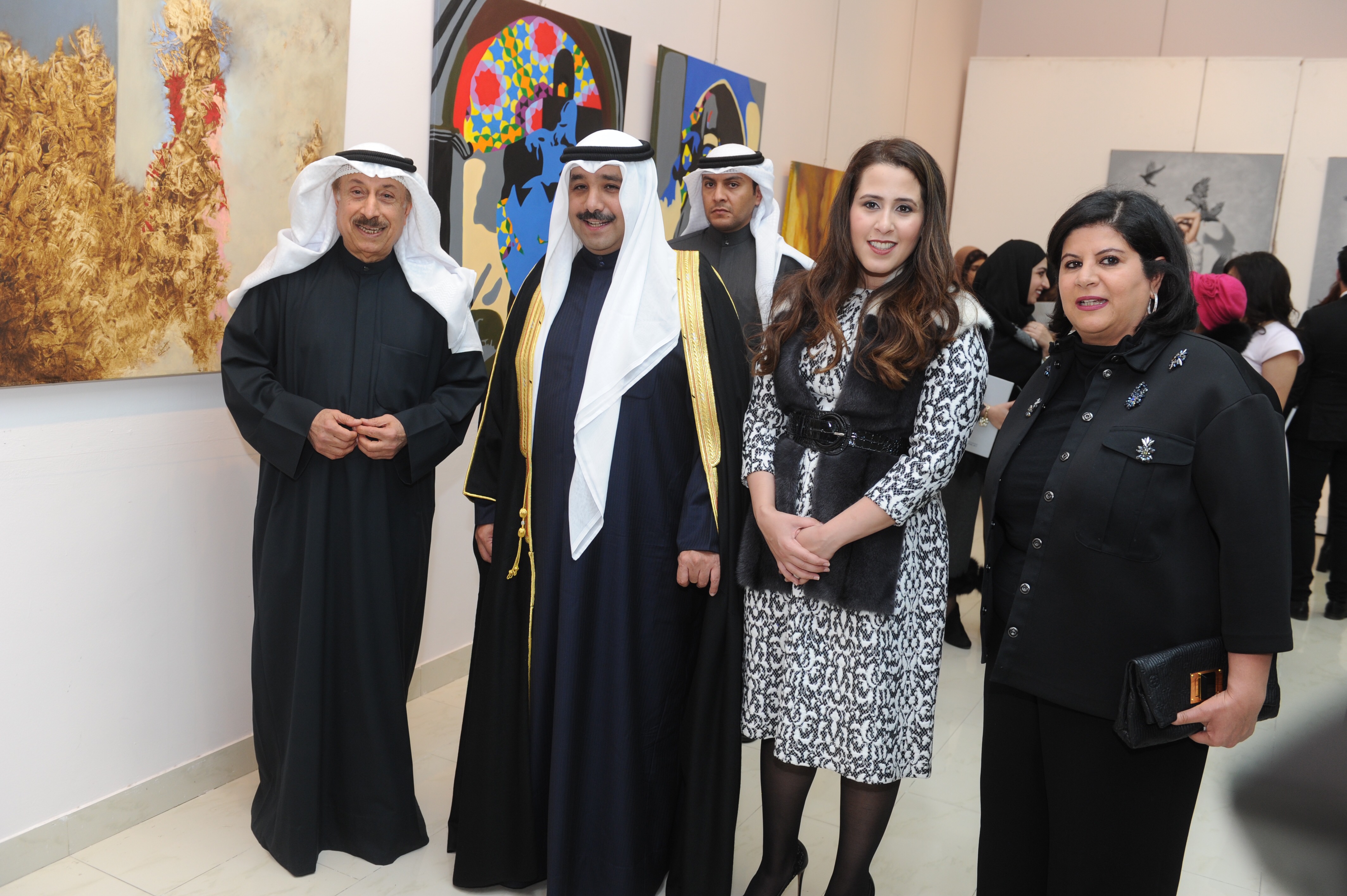 Sheikh Sabah Nasser Sabah Al-Ahmad inaugurates the 11th Kuwait Formative Arts Gallery