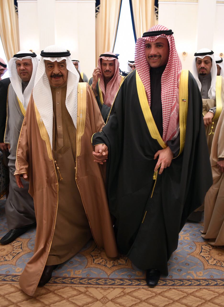 Bahraini Prime Minister Prince Khalifa bin Salman AlKhalifa meets with