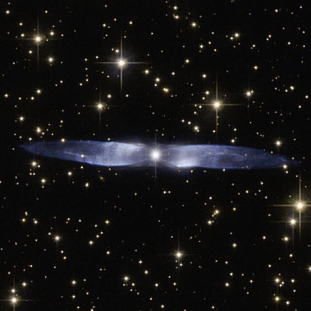 Hen 2-437 Planetary nebula as captured by Hubble Space Telescope operated by NASA and the European Space Agency