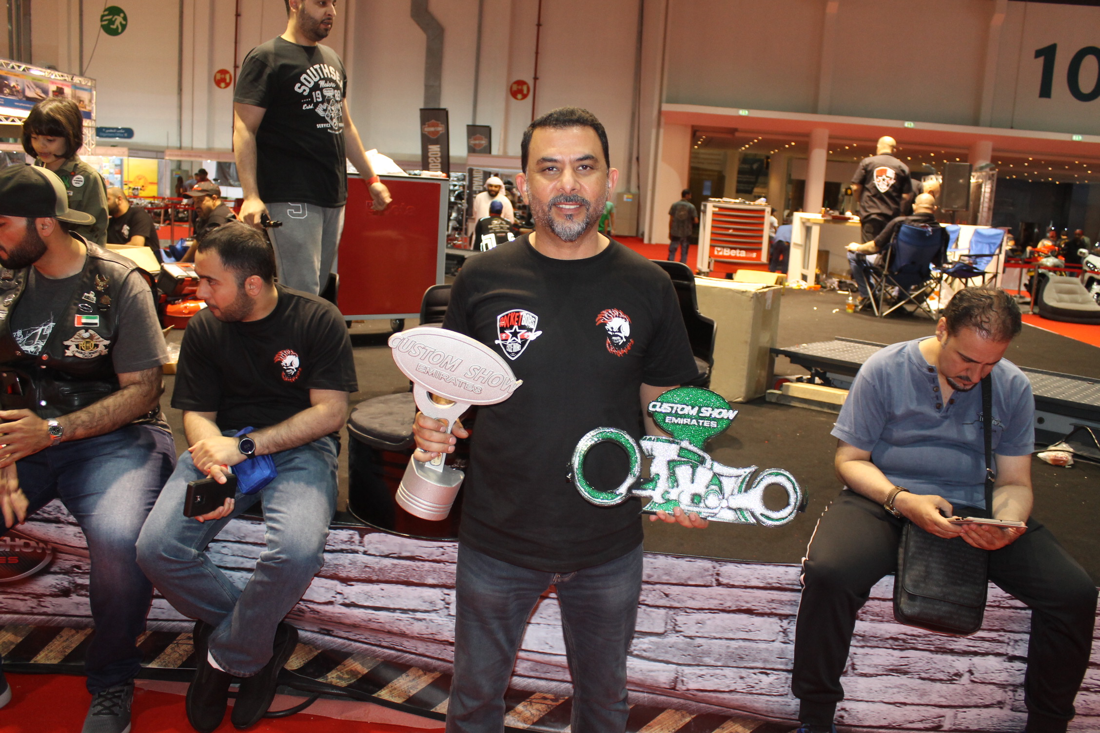 KUNA Kuwaiti nat'l wins Custom Bike Competition in Abu Dhabi show