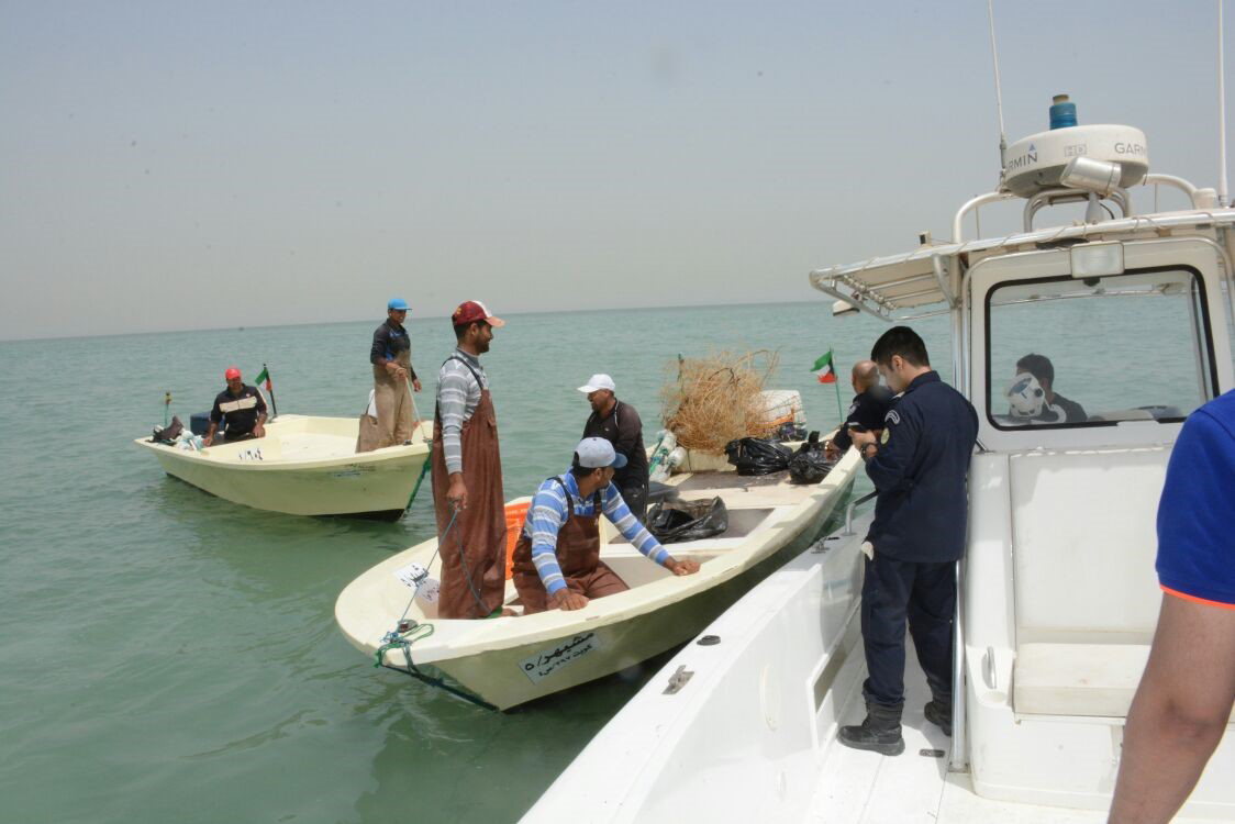 The Public Authority for Agriculture and Fish Resources tour of the sea