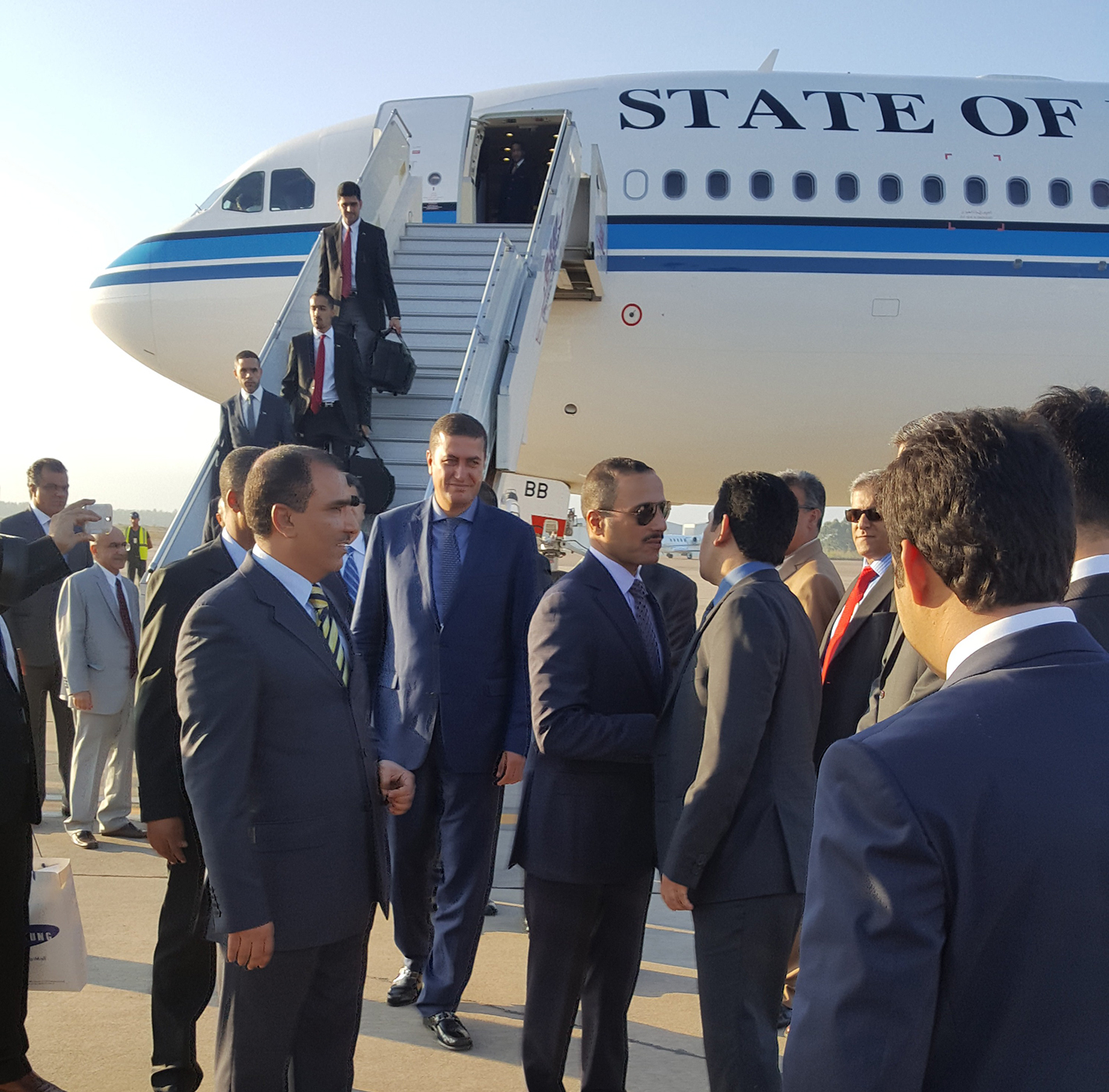 National Assembly Speaker Marzouq Al-Ghanim arrived in Rabat