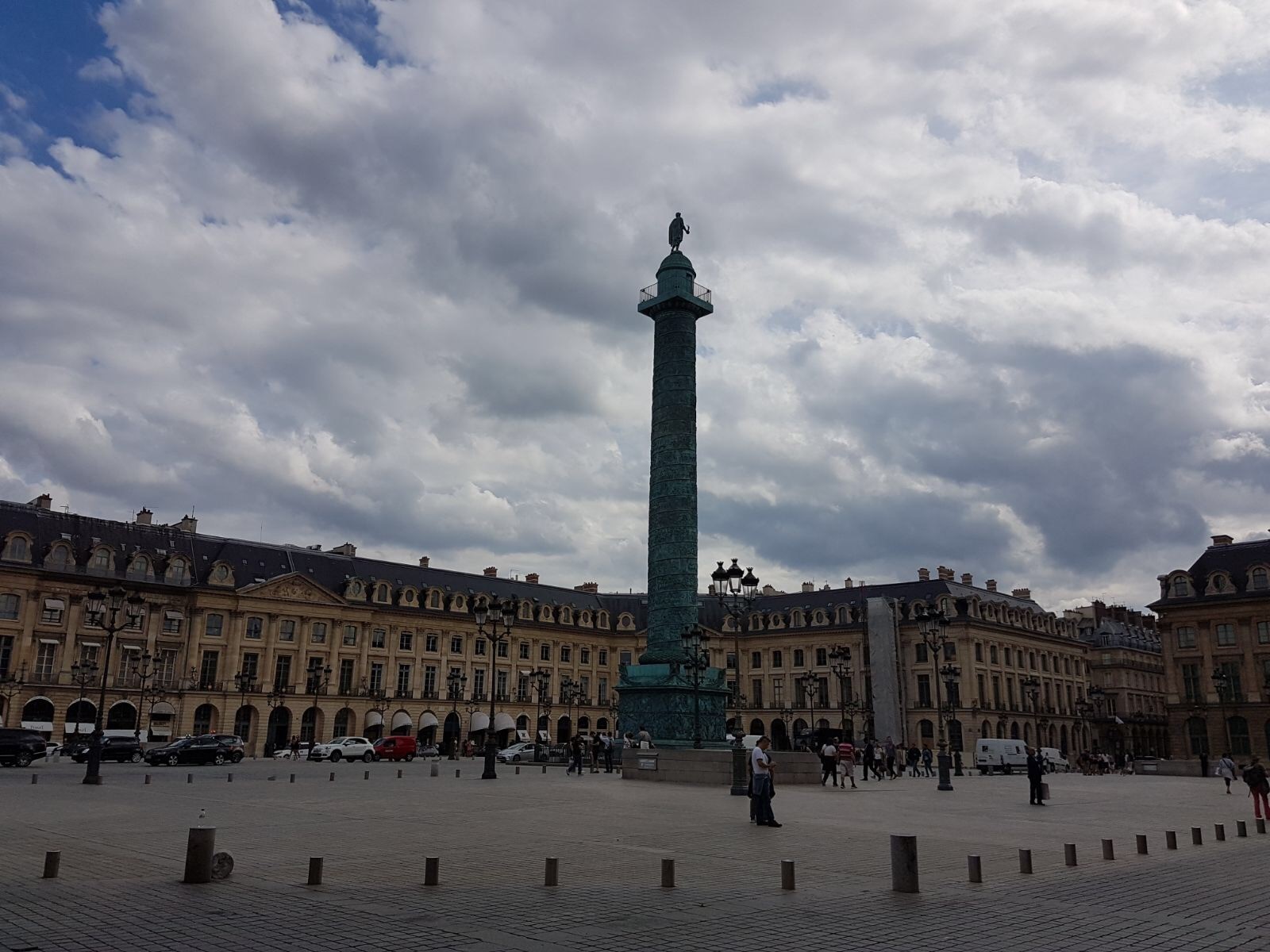 Place Vendome... A Parisian area of extreme elegance, historical value