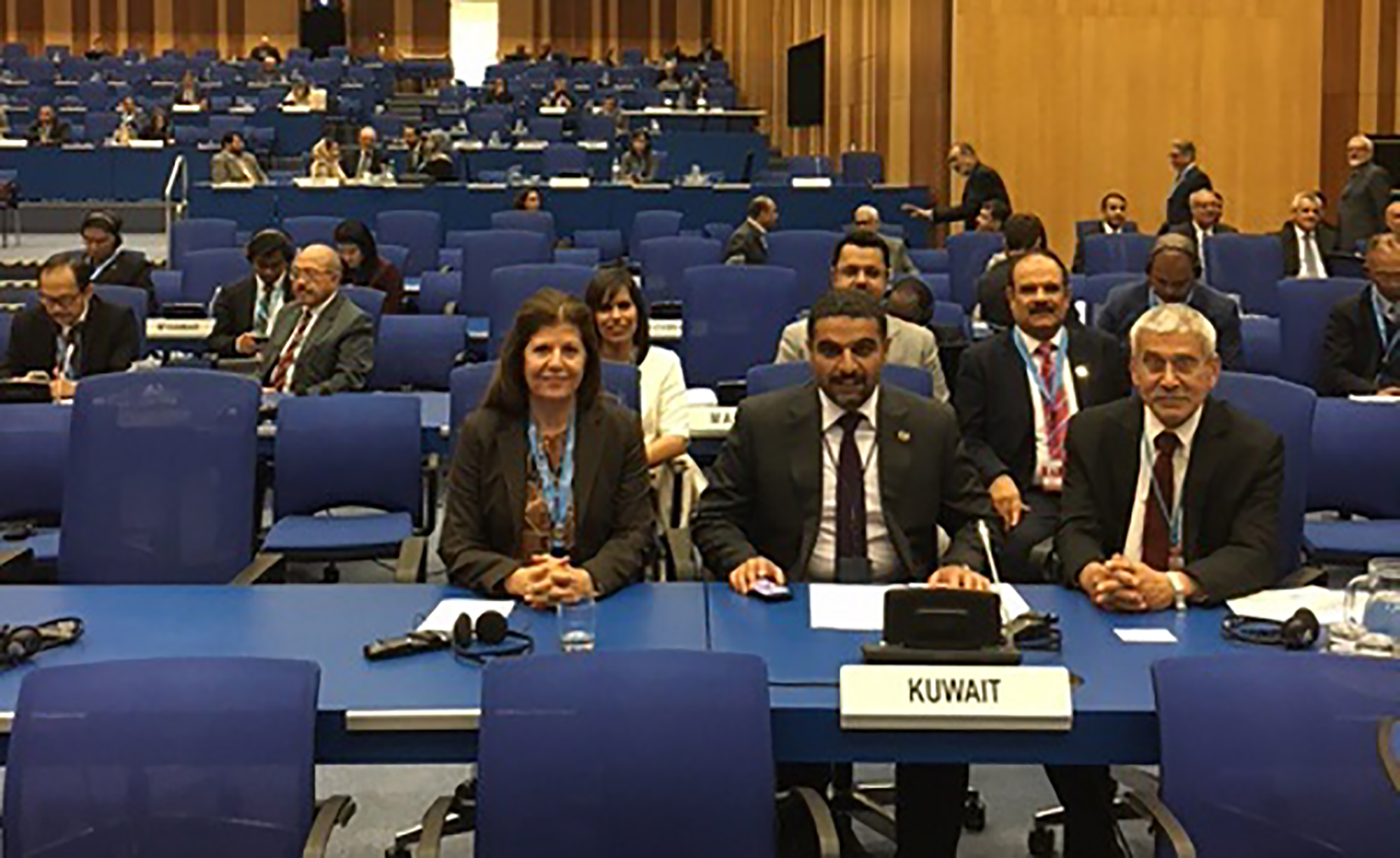 Kuwait Institute for Scientific Research (KISR) Director General Dr. Samira Al-Sayed Omar presides the kuwaiti delegation