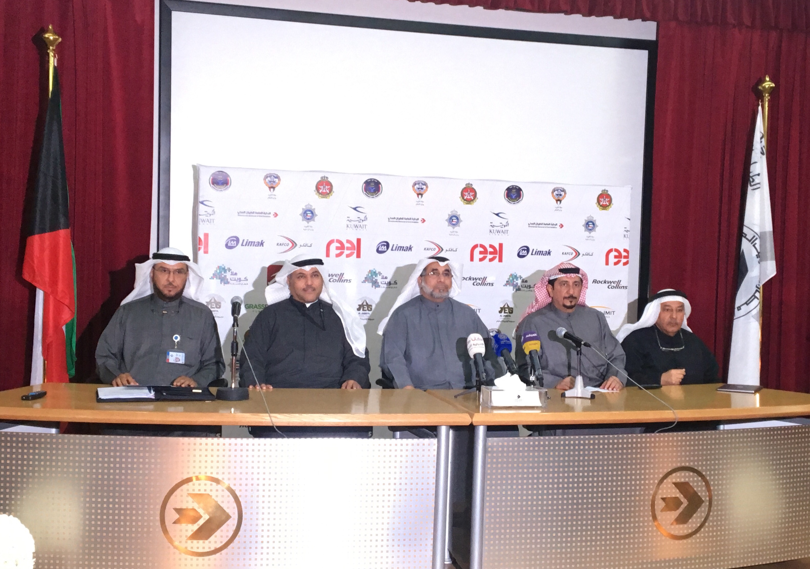 Director General Yusuf Al-Fozan during the news conference