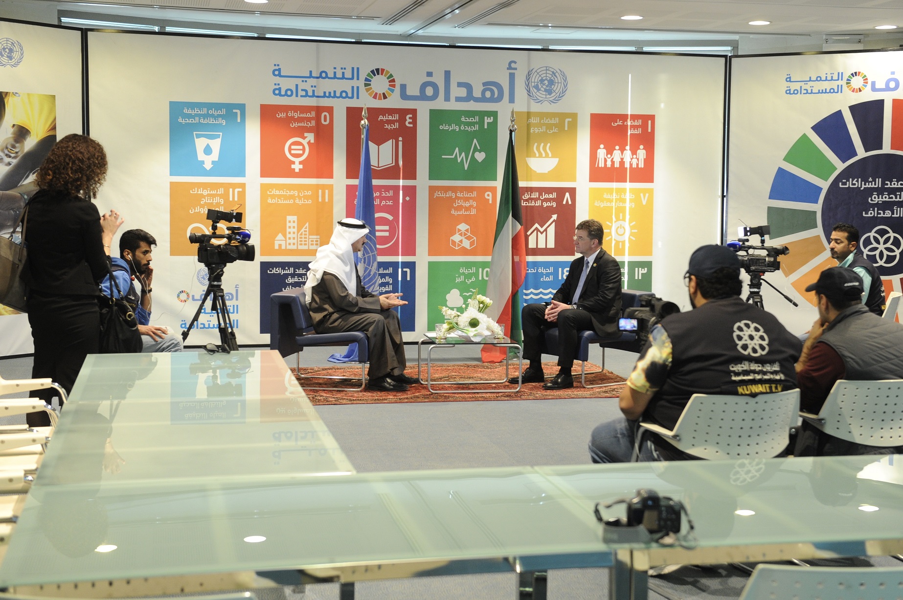 Exclusive interview with Kuwait TV and Kuwait News Agency (KUNA)