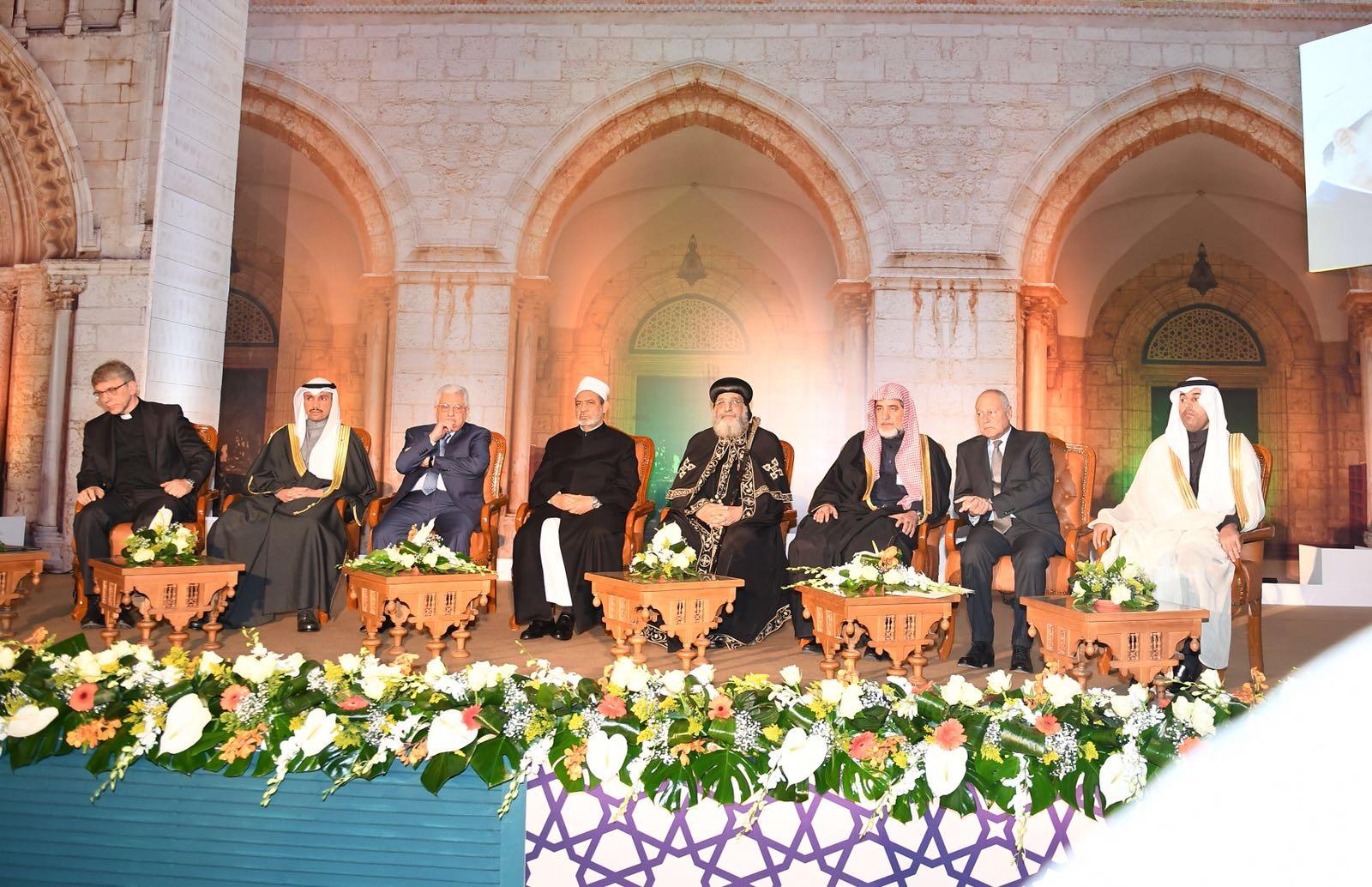Main panel at a conference to support Jerusalem