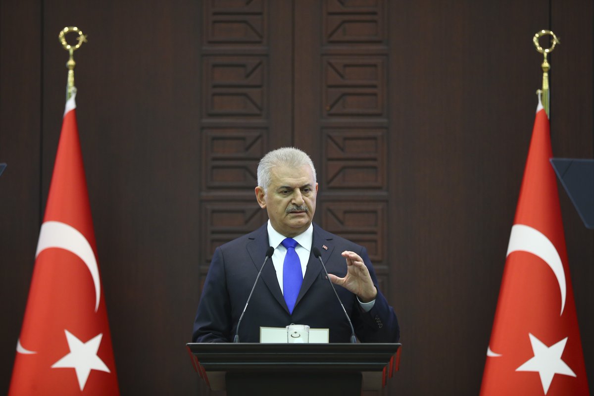 Turkey's Prime Minister Binali Yildirim