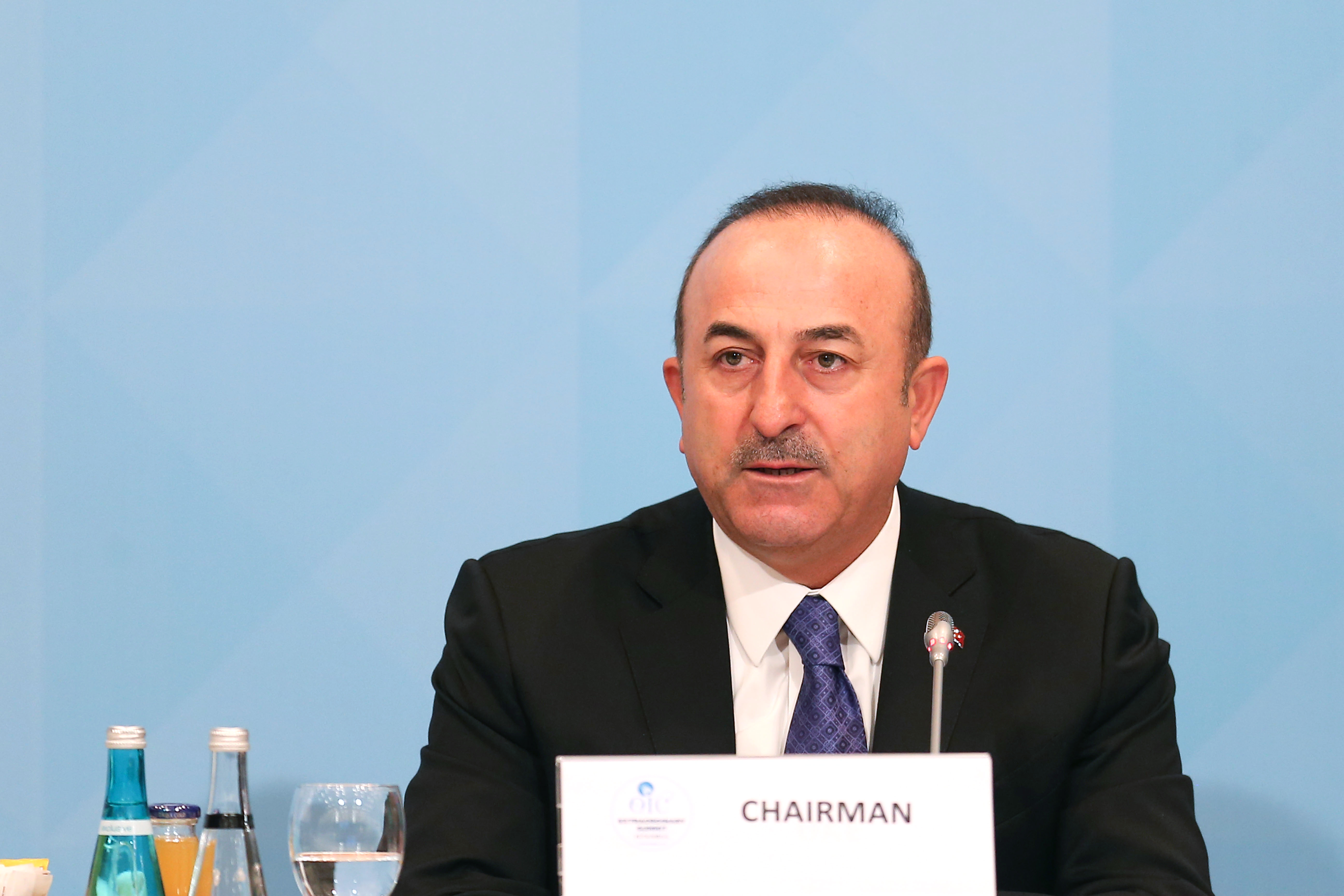 Turkish Foreign Minister Mevlut Cavusoglu