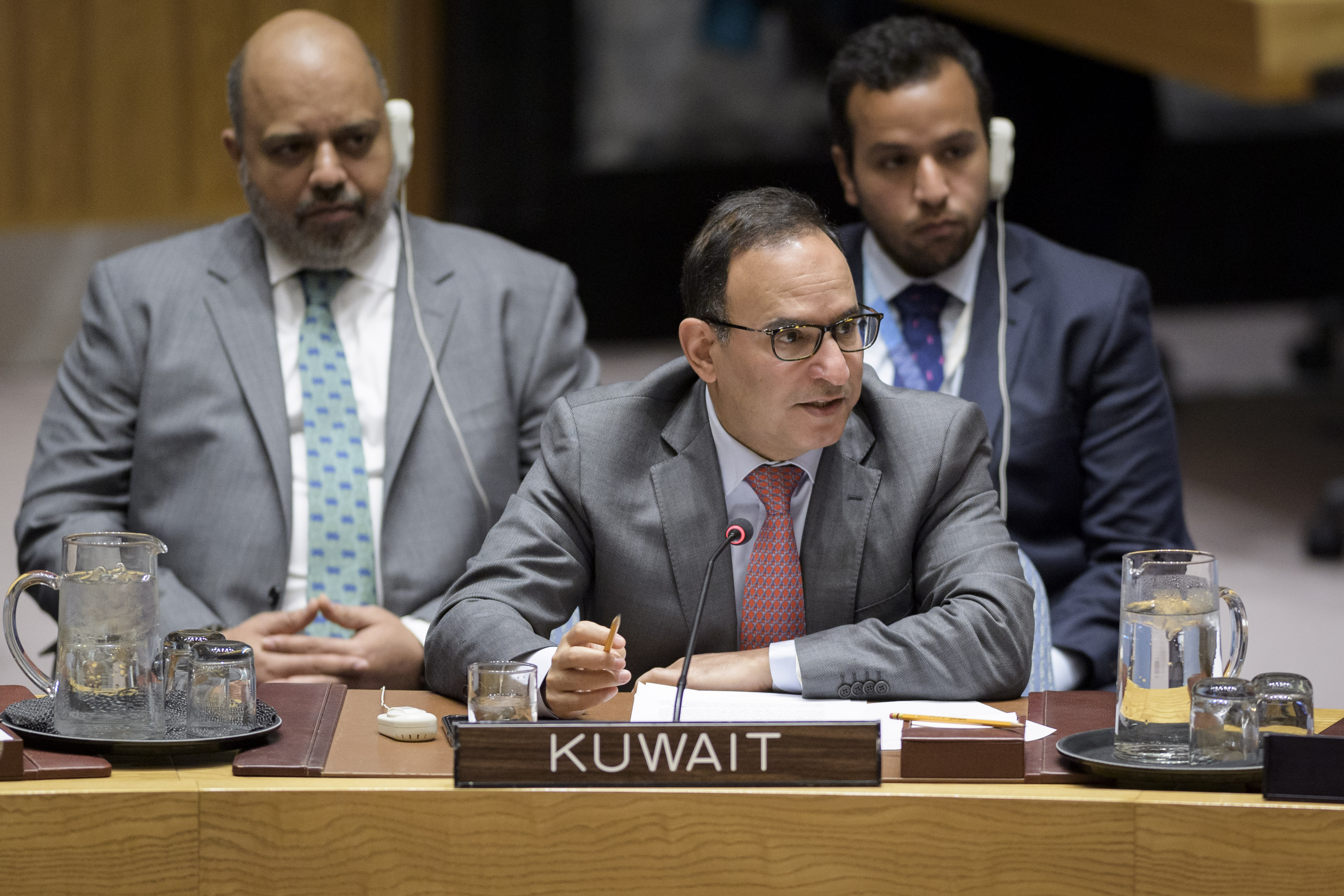 كلمة الكويت في جلسة مجلس الأمن حول مالي التي القاها مندوب الكويت الدائم لدى الأمم المتحدة الس