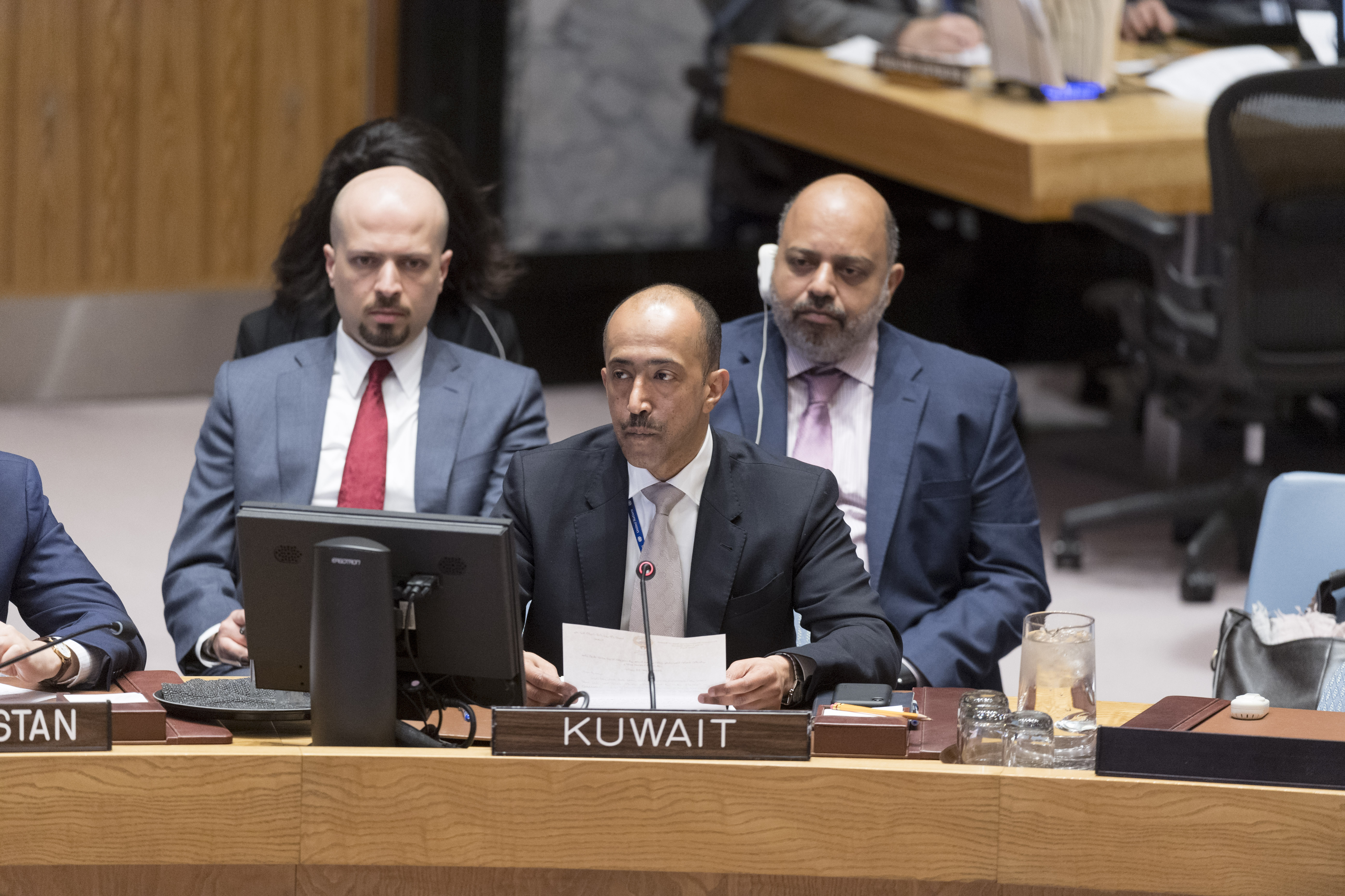 Deputy permanent representative of the Kuwaiti mission at the United Nations' headquarters in New York advisor Bader Al-Munaikh