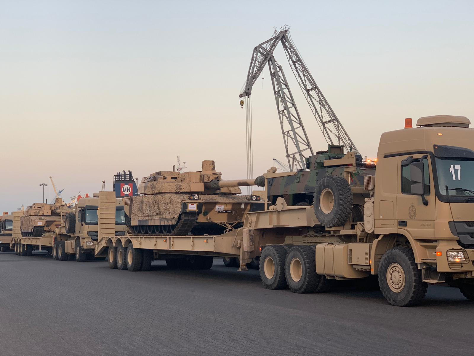 وصول طلائع القوات الفرنسية الصديقة الى البلاد للمشاركة بتمرين (لؤلؤة الغرب 2018)