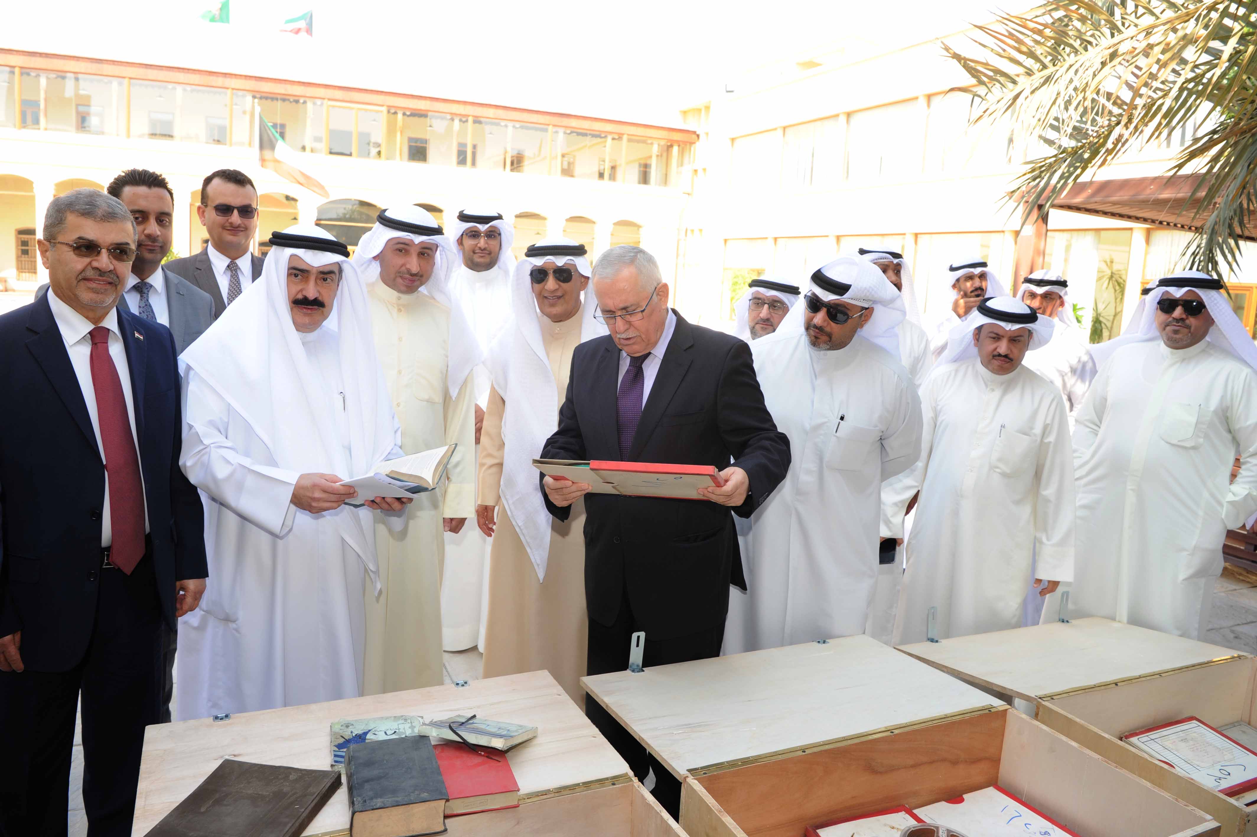 Handing back state TV and radio archives to Kuwait