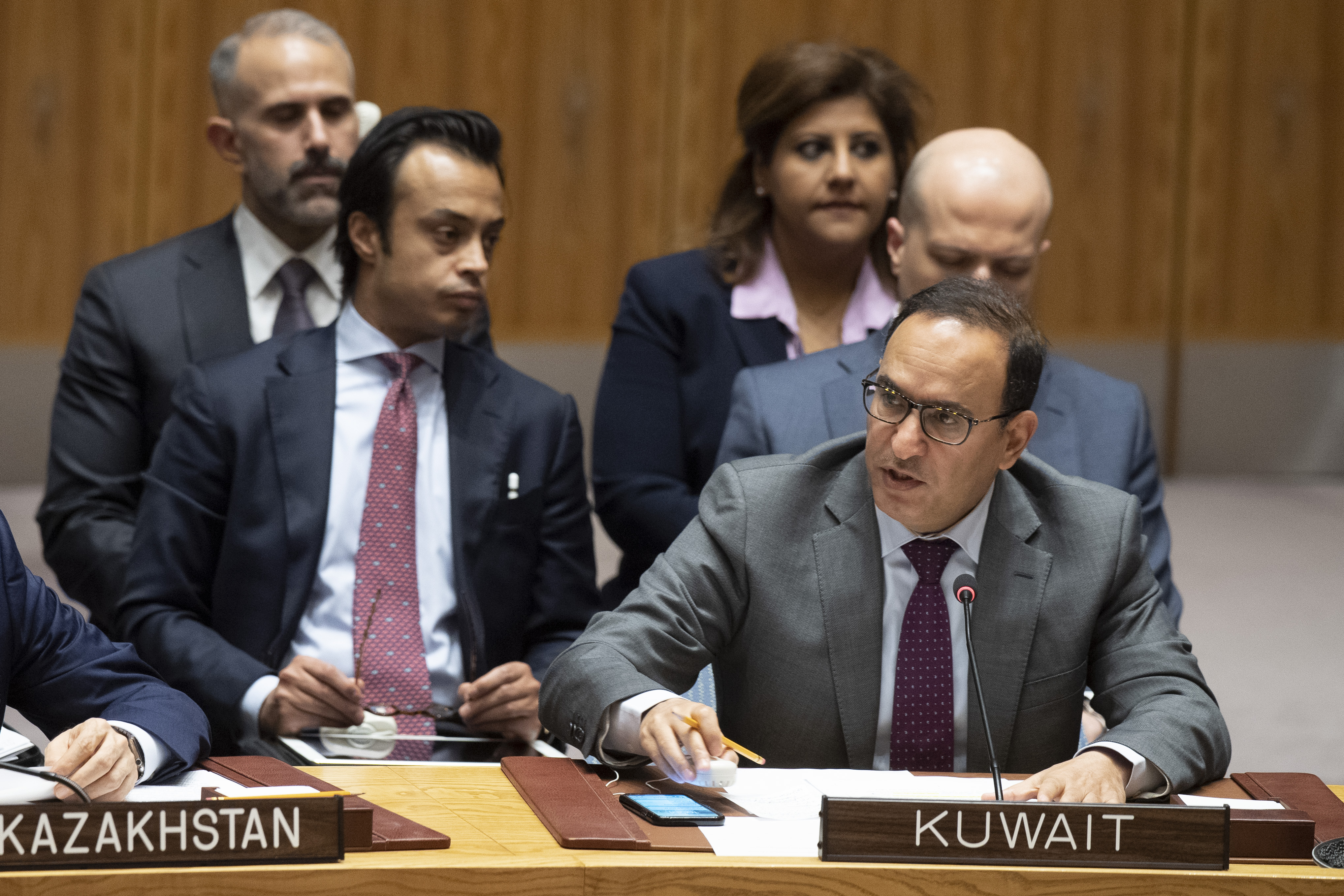 Kuwait's Permanent Representative to UN, Ambassador Mansour Al-Otaibi