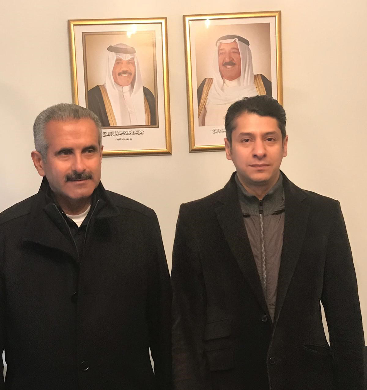 Chairman of the Board and Director General of Kuwait News Agency (KUNA) Sheikh Mubarak Al-Duaij Al-Ibrahim Al-Sabah visits KUNA's London bureau
