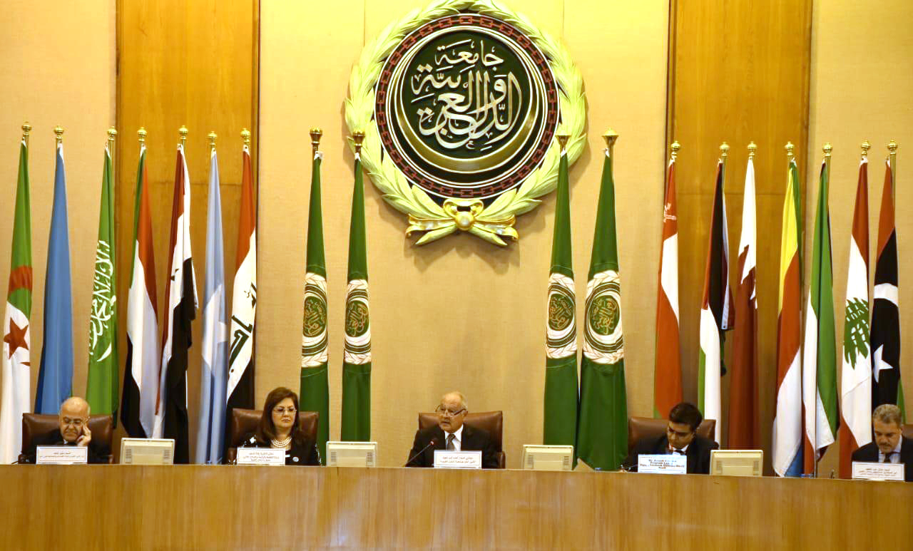 The opening of the second edition of Arab Week for Sustainable Development at the League headquarters in Cairo