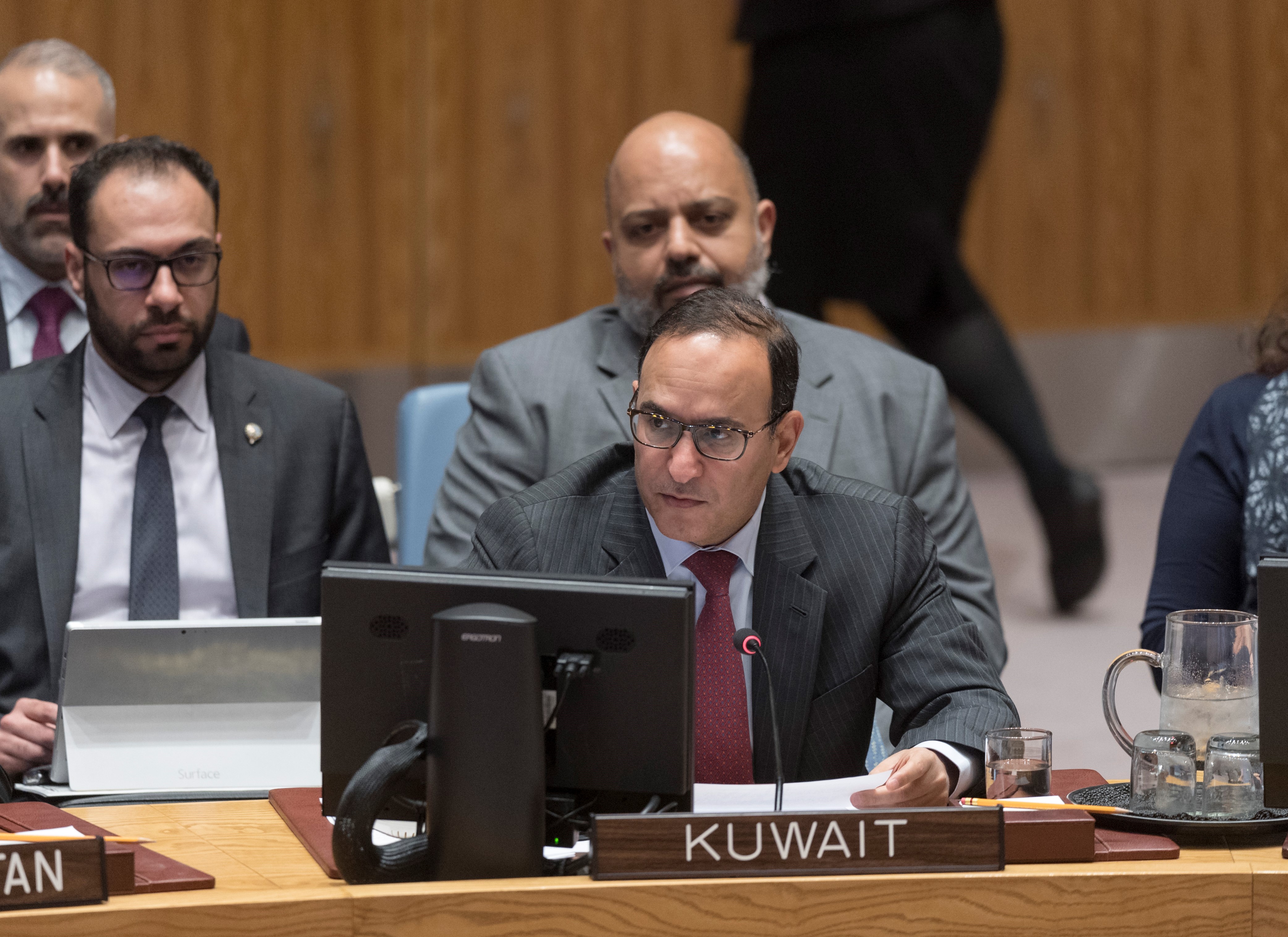 Kuwait's Permanent Representative to the United Nations Ambassador Mansour Al-Otaibi