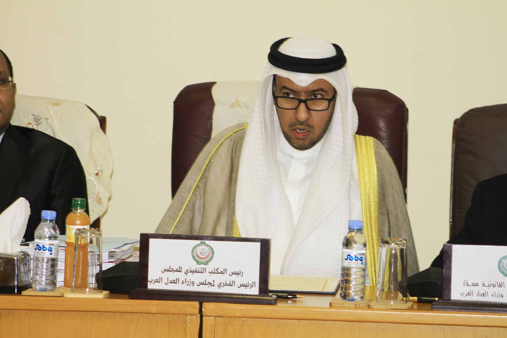 Minister of Justice Fahad Al-Afasi presides the 63rd meeting of the Executive Office of the Arab Justice Ministers