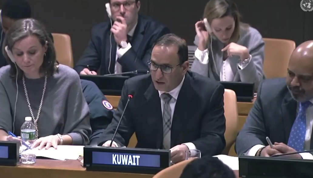 Kuwait's Permanent Representative at the United Nations Ambassador Mansour Al-Otaibi