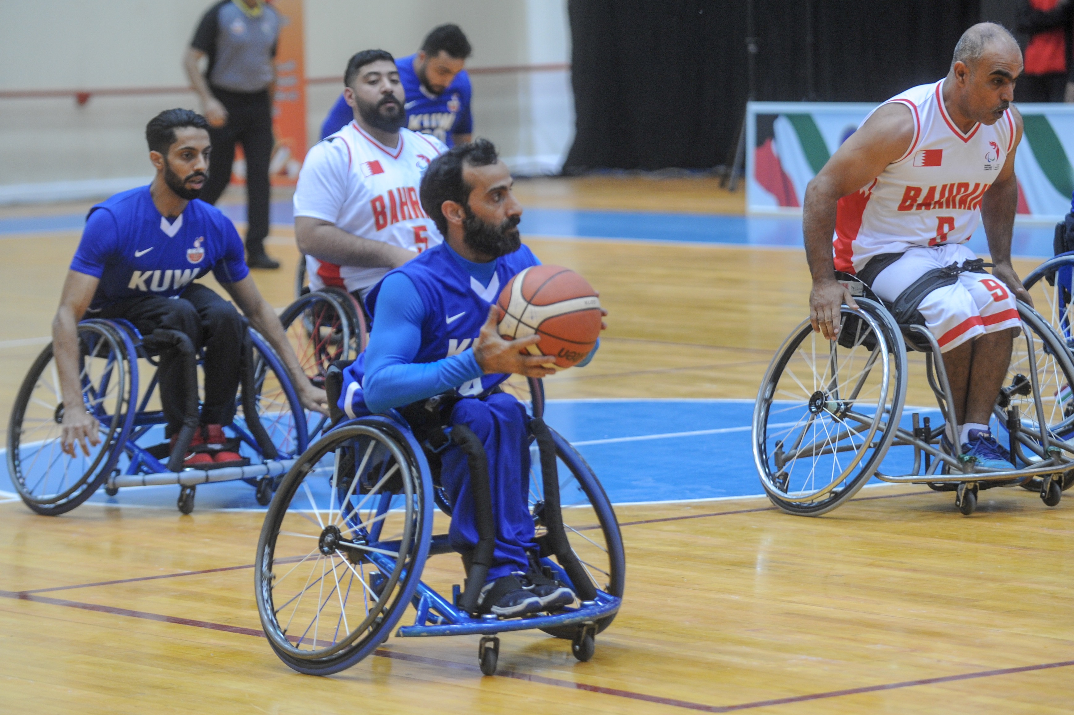 كونا Kuwait defeats Bahrain in 9th Gulf Wheelchair Basketball Championship