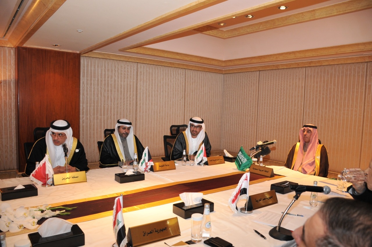 Kuwaiti Minister of Information and Minister of State for Youth Affairs Mohammad Al-Jabri during the meeting